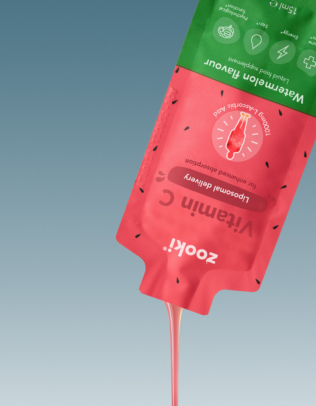 Zooki Liposomal Vitamin C Watermelon sachets