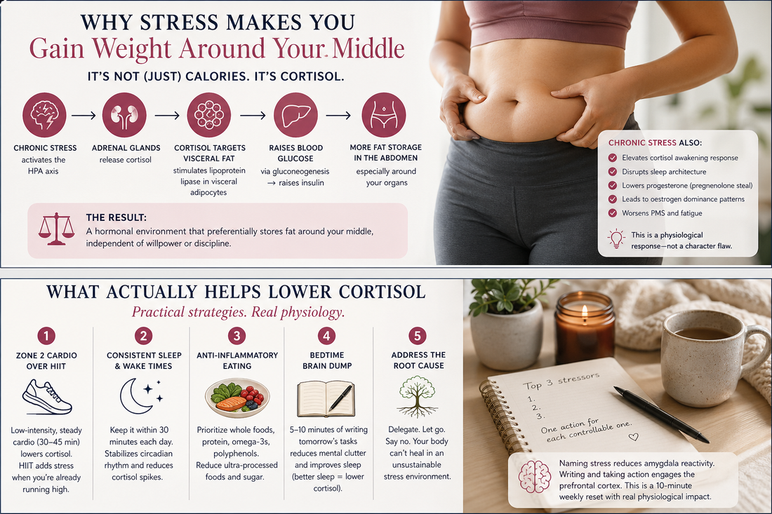 Cortisol, Stress, and Why You're Gaining Weight Around Your Middle