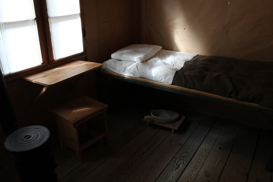 Cosy bedroom with natural light representing a sleep-supporting environment