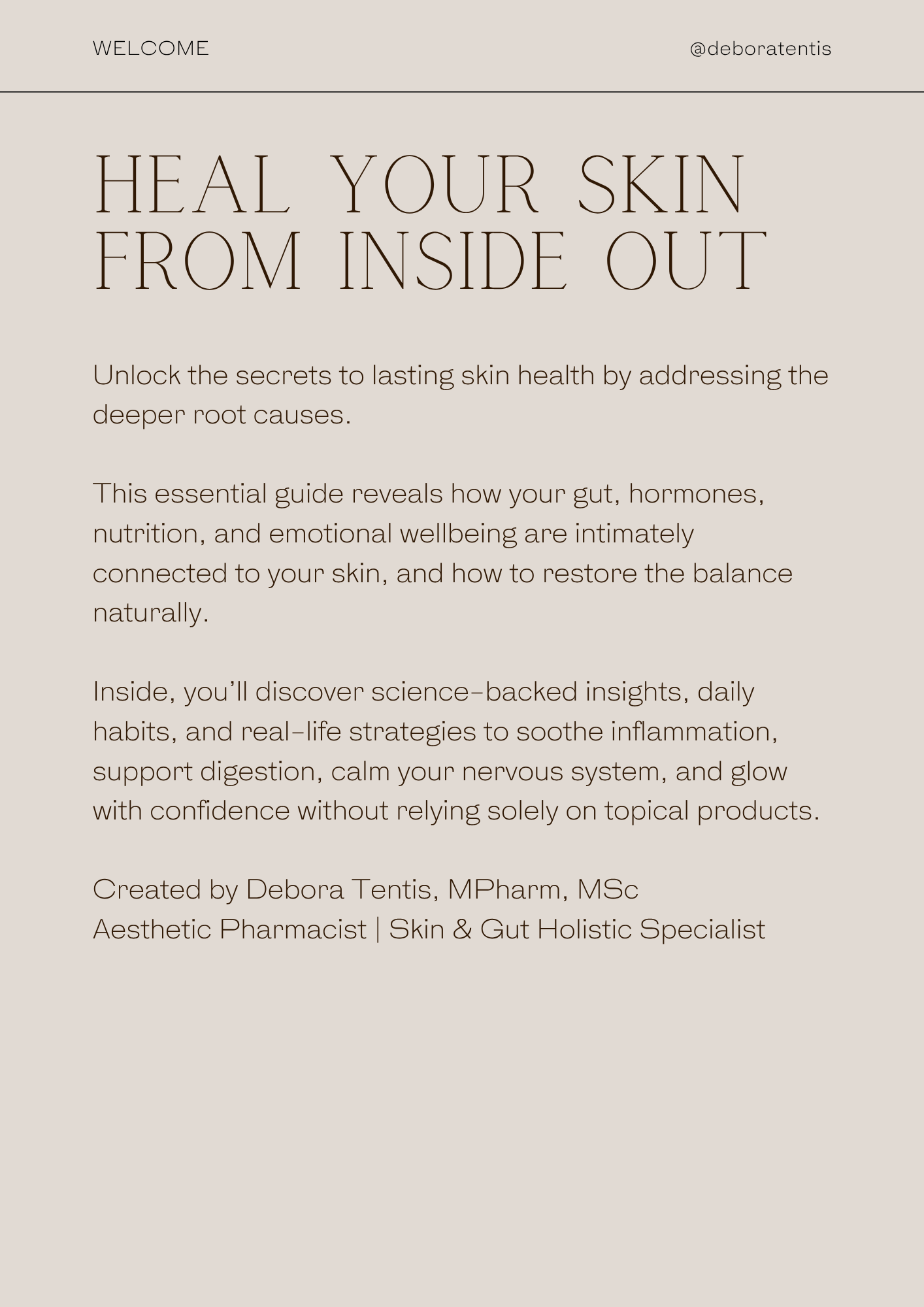 The Skin–Gut–Mind Connection Guide