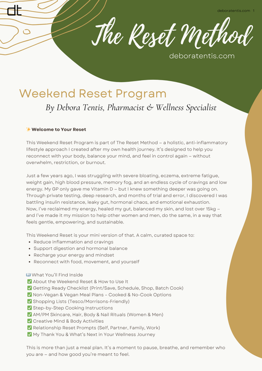 Weekend Reset Program