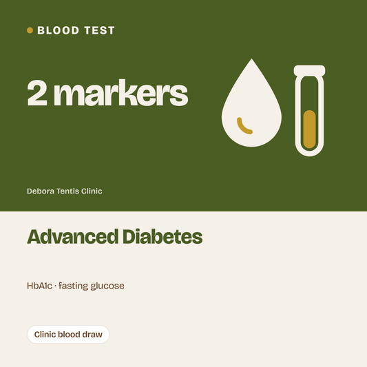 Advanced Diabetes: blood test, 2 markers