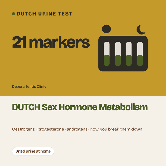 DUTCH Sex Hormone Metabolism: dried urine test, 21 markers