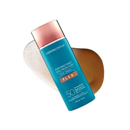 Colorescience Face Shield Flex SPF 50 Tan shade tube