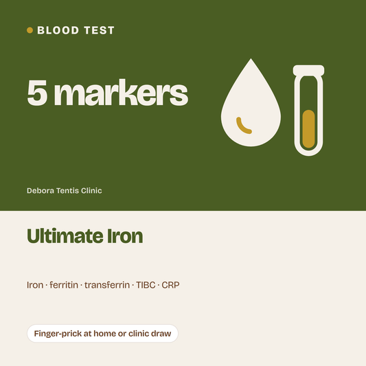 Ultimate Iron: blood test, 5 markers