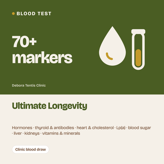 Ultimate Longevity: blood test, 70+ markers